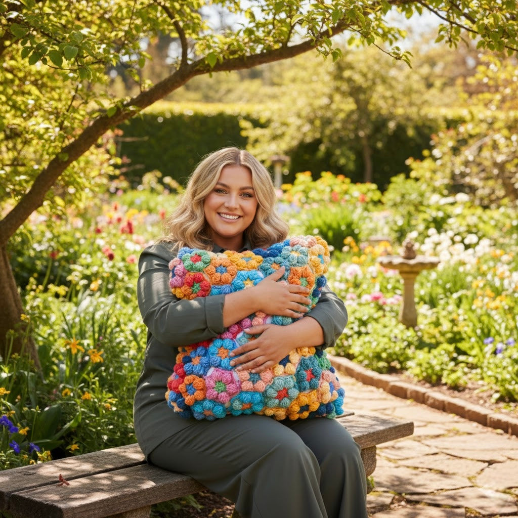 FIELD OF FLOWERS PILLOW
